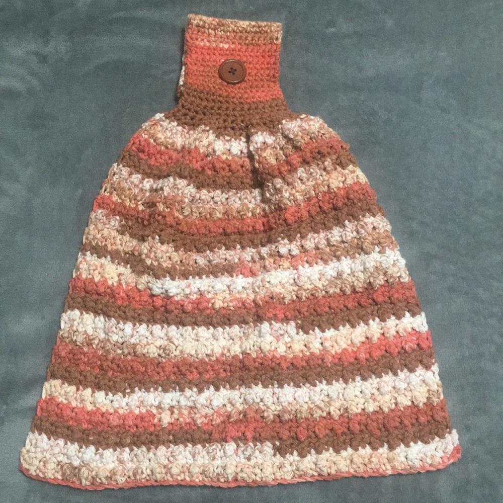 Crochet Cotton Hanging Towel